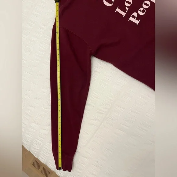 SWEATSHIRT Graphic "Love Coffee Love People" Casual Cabincore Cozy Long Sleeve - Picture 17 of 17